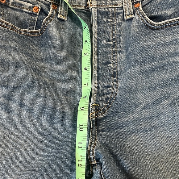 Levi’s Ribcage Boot- Blue Denim Jeans- size 28 - Picture 5 of 7